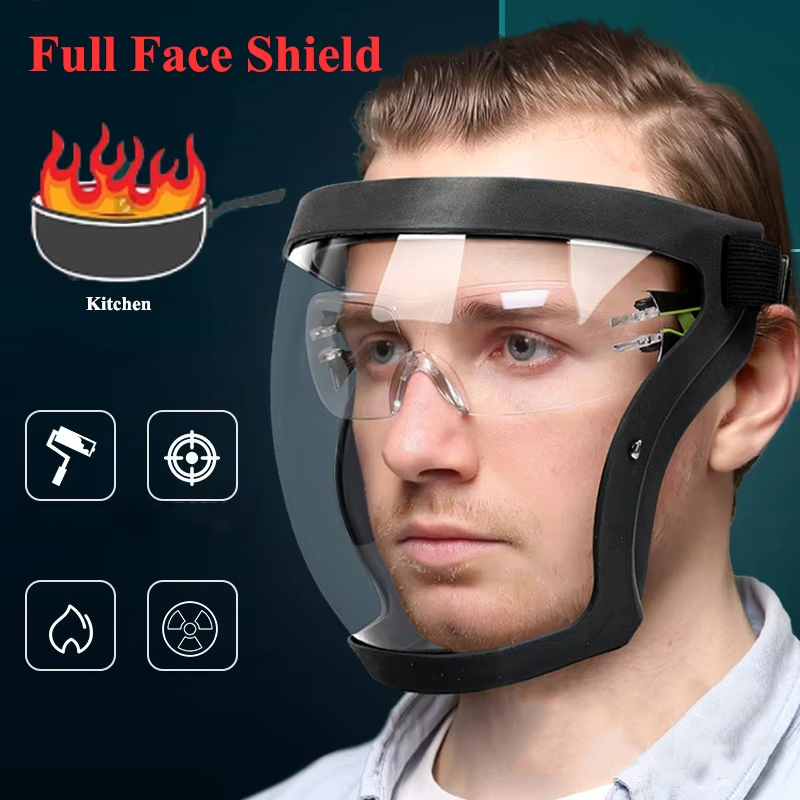 Anti Pollution Mask - スペース球形ゴーグル保護マスク、再利用可能な防塵・防曇マスク、キッチン、バイク、サイクリング用、飛沫防止マスク（フィルター付き）