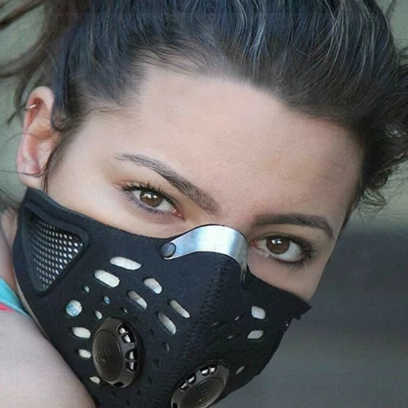 取り外し可能なフィルター付きフェイスマスク1枚、通気性のある - Anti Pollution Mask のレビューと価格