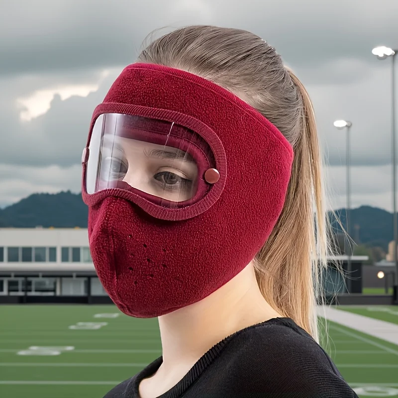 取り外し可能な曇り止めクリアレンズと調節可能な留め具付きの冬 - Anti Pollution Mask のレビューと価格