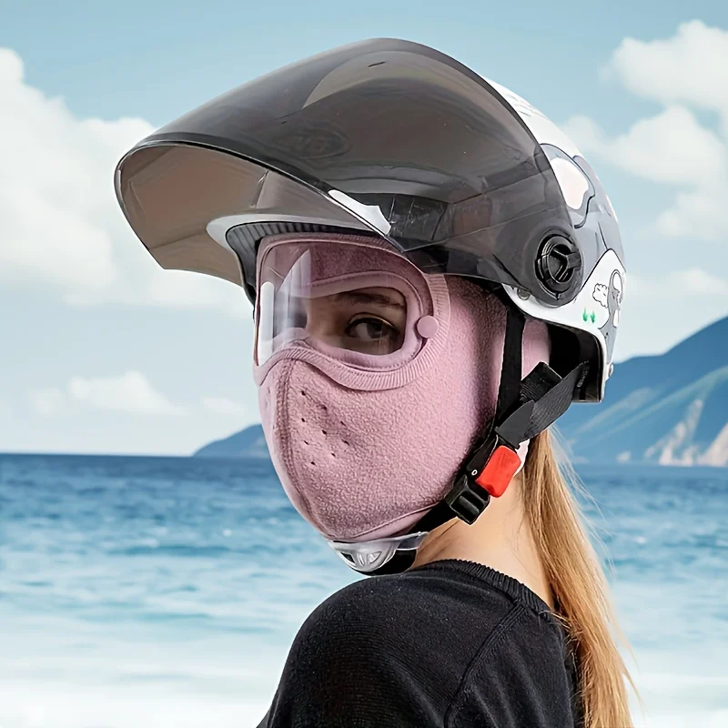 取り外し可能な曇り止めクリアレンズと調節可能な留め具付きの冬 - Anti Pollution Mask のレビューと価格